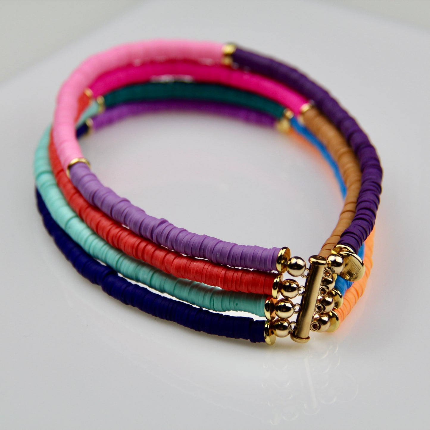 ODE TO JOY multi-row necklace