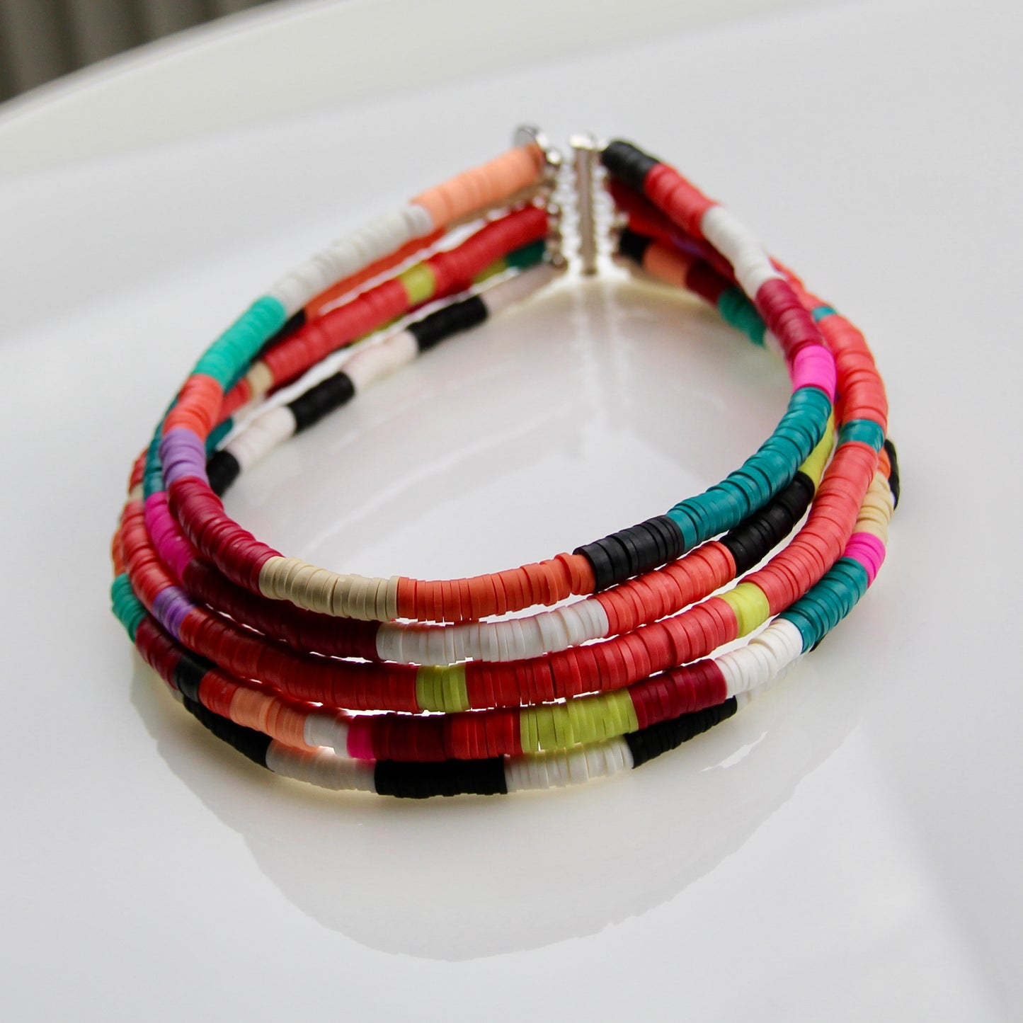ODE TO JOY multi-row necklace